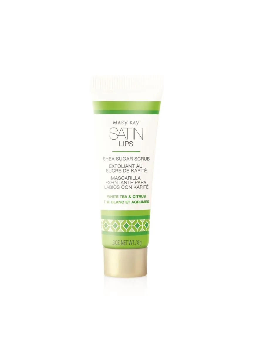 Cukrowy Peeling do Ust z Masłem Shea White Tea & Citrus